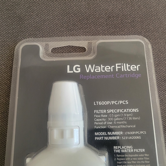 LG LT600P Refrigerator Water Filter Genuine OEM 5231JA2006G / LT600P/PC/PCS - Picture 2 of 3